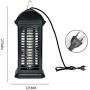 Bug Zapper Electric Indoor Insect Killer suspensible UV Light | Mosquito Killer Bug Fly Pests Attractant Trap Zapper Lamp w/Powerful 1000V Grid for Indoor Home Bedroom,Kitchen, Office (2021)