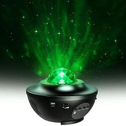 Star Projector, MiiKARE 2 in 1 Night Light Projector Adjustable Lightness Starry Light and LED Nebula Cloud with Remote Control & Built-in Music Player for Kids Bedroom Living Room Home Theater