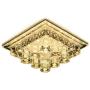 Modern K9 Crystal Raindrop Chandelier Lighting Flush Mount LED Ceiling Light Fixture Pendant Lamp for Dining Room Bathroom Bedroom Livingroom G9 Bulbs Required 18cm18cm7.5cm