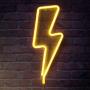 AMIR (Upgraded Version) LED Neon Decorative Light, Battery and USB Operated Lightning Neon Light, Wall Decor Light for Christmas, Birthday Party, Living Room and Wedding Party Decor (Warm White)
