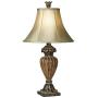 Traditional Table Lamp Urn Two Tone Bronze Off White Bell Shade for Living Room Family Bedroom Bedside Nightstand - Regency Hill Traditional Table Lamp Urn Two Tone Bronze Off White Bell Shade for Living Room Family Bedroom Bedside Nightstand - Regency Hill