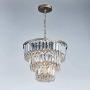 Saint Mossi Modern Crystal Chandelier with 5 Lights and 3-Tier,Raindrop Chandelier with K9 Crystal,LED Pendant Lighting Fixture for Dining Room,Bedroom,Living Room,H12'' X D14'' with Adjustable Chain Saint Mossi Modern Crystal Chandelier with 5 Lights and 3-Tier,Raindrop Chandelier with K9 Crystal,LED Pendant Lighting Fixture for Dining Room,Bedroom,Living Room,H12'' X D14'' with Adjustable Chain