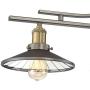 Emile Oiled Rubbed Bronze Large Linear Island Pendant Chandelier 43 1/2'' Wide Farmhouse Industrial Rustic LED 4-Light Fixture for Kitchen Island Dining Room - Franklin Iron Works