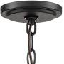 Cass Oil Rubbed Bronze Painted Wood Orb Pendant Chandelier 19'' Wide Modern Farmhouse 5-Light Fixture for Dining Room House Foyer Kitchen Island Entryway Bedroom Living Room - Possini Euro Design
