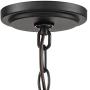 Cass Oil Rubbed Bronze Painted Wood Orb Pendant Chandelier 19'' Wide Modern Farmhouse 5-Light Fixture for Dining Room House Foyer Kitchen Island Entryway Bedroom Living Room - Possini Euro Design