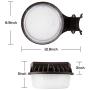 SAATLY LED Barn Light 75W, 5000K Daylight Security Area Light Dusk to Dawn LED Outdoor Lighting, 9000LM Yard Light,Ultra-Brightness Street Flood Light IP 65 Waterproof, ETL/DLC Listed