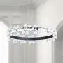 Maxax Crystal Chandelier 1 Ring Flower LED Pendant Ceiling Light for Dining Room, Living Room(White) Maxax Crystal Chandelier 1 Ring Flower LED Pendant Ceiling Light for Dining Room, Living Room(White)