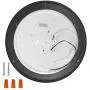 LB72121 LED Flush Mount Ceiling Light, 12 inch, 15W (150W Equivalent) Dimmable 1200lm, 4000K Cool White, Oil Rubbed Bronze Round Lighting Fixture for Kitchen, Hallway, Bathroom, Stairwell