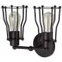 JONATHAN Y JYL7420A Florence 12.5'' 2-Light Metal Vanity Light Industrial,Contemporary,Transitional 2200K Edison 25W Bulbs, Reversible, for Bedroom Livingroom Bathroom Hallway, OilRubbedBronze