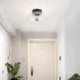 TeHenoo Semi Flush Mount Ceiling Light,Seeded Glass Shade Ceiling Light Fixture for Dining Room,Cafe, Bar, Corridor, Hallway, Entryway, Passway
