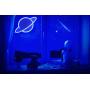 Planet Neon Signs Planet Neon Light Led Signs, Battery or USB Operated Planet Lamp Neon Lights Light up for Home,Kids Room,Bar,Festive Party,Christmas (Blue)