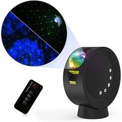 Star Projector, Galaxy Projector Night Light with 9 Lighting Modes, Remote Control, 4000mAh Battery Up to 6H Working Time, 300°Adjustable, Dimmable Ambience Light for Kids Bedroom Home Decor Party