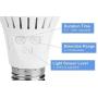 Elrigs Motion Sensor Light Bulb with Dusk to Dawn, E26 Base, 7W LED(60W Equivalent), Warm White(3000K), Motion Sensitivity, Time and Twilight Setting Adjustable, 2-Pack