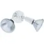 Lithonia Lighting OFTH 300PR 120 WH M12 Adjustable Twin Par Holder Standard Outdoor Flood Light For Safety and Security, 120 Volts, 240 Watts, White