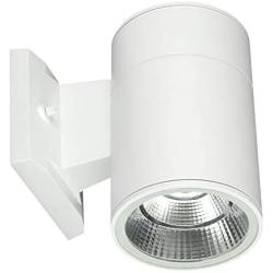 OSTWIN 1-Direction LED Outdoor Cylinder Up or Down Light, 9W (60W Equivalent), 735 Lumen, 3000K Warm Light, Modern Light Fixture for Door Way, Corridor, Waterproof, White, ETL and Energy Star