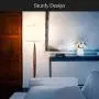 Brightech Lucas - Mid Century Modern Floor Lamp for Bedroom Reading - Brighten Living Room Corners with A Free Standing Light - Tall Office Lighting with Drum Shade & Handsome Wood Finish