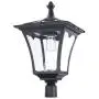 Sterno Home GL42309 Upgraded Version Outdoor Solar LED Street, for Patio, Post Light, Garden, 76” High, 1-Pack, Black, 2nd Gen