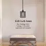 VINLUZ One Light Indoor Modern Pendant Lighting Black Finish Chandeliers Rustic Farmhouse Ceiling Light Fixtures Hanging for Kitchen Island Dining Room