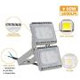 60W LED Flood Light,6000lm Super Bright Security Lights with Adjustable Heads,IP66 Waterproof Outdoor Flood Light,CREE Chips 3000K Daylight White Work Light for Parking Lot,Stadium,Yard,Street