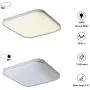 Modern LED Ceiling Light Flush Mount, 1.57in Ultral-Thin Square Aluminum LED Ceiling Lamp Fixtures,5000K Daylight,1500lm for Bedroom Kitchen