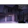 Lithonia Lighting OFTH 300PR 120 WH M12 Adjustable Twin Par Holder Standard Outdoor Flood Light For Safety and Security, 120 Volts, 240 Watts, White
