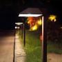 GOODSMANN Path Lighting 8 Pack LED Low Voltage Landscape Lights 0.6 Watt Garden Lights Outdoor Lighting with Metal Stake and Connector 22 Lumen Warm White Landscape Light, Charcoal Brown 9920-2101-08
