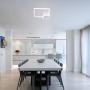 Helych Modern Ceiling Light LED Square Ceiling Lights Flush Mount Ceiling Lamp 27W Warm White 3000K Ceiling Lighting for Kitchen Bedroom Hallway Entry Dining Room White