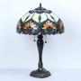 Tiffany Table Lamp 16 Inches Classical Baroque Stained Glass Desk Lamp Home Decoration Living Room Table Lamp (16 Inch)