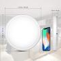 Smart Ceiling Light Flush Mount - YUNLIGHTS 12'' 24W RGB Ceiling Light Fixture Compatible with Alexa & Google Home & WiFi App Control, Waterproof LED Ceiling Light for Bedroom | Bathroom | Living Room