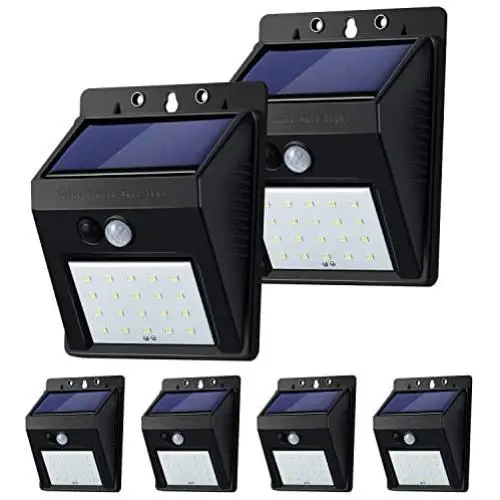 6 Pack Solar Light Outdoor, 20 LED Solar Motion Sensor Lights Baiston Solar Wall Lights Wireless IP65 Waterproof Outdoor Christmas Lights Solar Security Lights for Garden Fence Patio Garage 6 Pack Solar Light Outdoor, 20 LED Solar Motion Sensor Lights Baiston Solar Wall Lights Wireless IP65 Waterproof Outdoor Christmas Lights Solar Security Lights for Garden Fence Patio Garage
