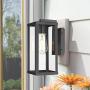 Odeums Outdoor Wall Lantern, Exterior Wall Mount Lights, Outdoor Wall Sconces, Wall Lighting Fixture ( 2 Pack)
