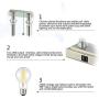 Unique Silver Crystal Table Lamp with Dual USB Ports Metal Base for Bedside Night Stand Table Top, White Shade Modern Living Room Lamps for End Tables Bedrooms Nightstand Bed Side