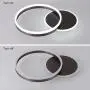 Modern Ceiling Lamp Dimmable LED Flush Mount Ceiling Light Brushed Aluminum 2 Rings Ceiling Light Fixture for Living Room Dining Room Kids Room (Coffee) Modern Ceiling Lamp Dimmable LED Flush Mount Ceiling Light Brushed Aluminum 2 Rings Ceiling Light Fixture for Living Room Dining Room Kids Room (Coffee)