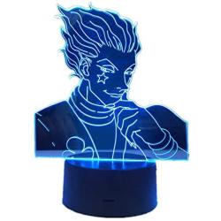 Kids Night Light Gift Led Touch Sensor Colorful Bedroom Nightlight Anime Hunter X Hunter Decor Light Cool 3D Lamp Hisoka Gadgets