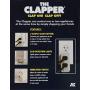 The Clapper, Wireless Sound Activated On/Off Light Switch, Clap Detection, Perfect for Kitchen/Bedroom/TV/Appliances, 120 V Wall Plug, Smart Home Technology, As Seen On TV Household Gift