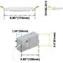 THKSGOD Recessed Ceiling Light, 6 Inch 12W LED Recessed Lights with Junction Box, Dimmable Ultra Thin LED Downlight, 100W Eqv, 5000K Daylight, 5 Years Warranty, Pack of 10