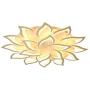 Modern LED Ceiling Light Dimmable Light Fixture Lotus Flower Petal Ceiling Lamp with Remote Control Flush Mount Chandelier for Bedroom Dining Room Kitchen (Number of Lights: 6+12)