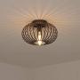 Farmhouse Antique Gold Flush Mount Ceiling Light Industrial Rustic Metal Cage Semi Flush Mount Light Fixture for Hallway Living Room Kitchen Entryway Bedroom Farmhouse Antique Gold Flush Mount Ceiling Light Industrial Rustic Metal Cage Semi Flush Mount Light Fixture for Hallway Living Room Kitchen Entryway Bedroom