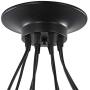 XIUDI 8 Arms Industrial Ceiling Spider Lamp,Metal Pendant Lights Fixture,Home DIY E26 Edison Bulb Chandelier Lighting,for Coffee Shop Dining Living Room Kitchen(Each with 78.74''/2M Wire)
