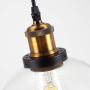Pendant Light Glass Ceiling Pendant Lamp Glass Hanging Lamp with Adjustable Cord for Kitchen Dining Living Room Bedrooms or Office Space