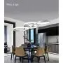 Modern Pendant Lighting White LED Pendant Light for Contemporary Living Dining Room Kitchen Island Dimmable Chandelier Dimming Ceiling Lamp Minimalist Wave Hanging Light Fixture with Remote (White) Modern Pendant Lighting White LED Pendant Light for Contemporary Living Dining Room Kitchen Island Dimmable Chandelier Dimming Ceiling Lamp Minimalist Wave Hanging Light Fixture with Remote (White)