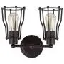 JONATHAN Y JYL7420A Florence 12.5'' 2-Light Metal Vanity Light Industrial,Contemporary,Transitional 2200K Edison 25W Bulbs, Reversible, for Bedroom Livingroom Bathroom Hallway, OilRubbedBronze