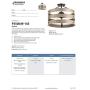 Progress Lighting P350049-143 Gulliver Three-Light Semi-Flush Convertible, Graphite finish