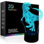Dinosaur 3D Night Light Lamp Jurassic Tyrannosaurus T-Rex LED Lamps Baby Nursery Nightlight Kids Room Home Décor Xmas Birthday Toys Gifts 7 Color Changing