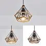 Pendant Light Vintage Style,Hanging lamp Black Light Hallway Industrial Lighting Fixtures Chandeliers for Dining Rooms Bedroom Kitchen Island Entryway