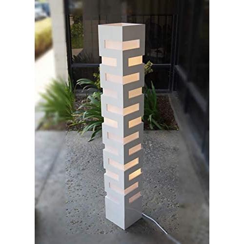 White LED Modern Contemporary Floor Lamp dimmable Lighting Color Adjustable Floor lamp for Living Room, Family Room, Bedroom
