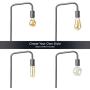O’Bright Industrial Floor Lamp for Living Room, Metal Lamp, 70 Inches, E26 Socket, Minimalist Design for Decorative Lighting, Stand Lamp for Bedroom/Office/Dorm, ETL Listed, Brushed Nickel