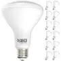 Sunco Lighting 12 Pack BR30 LED Bulb, 11W=65W, 6000K Daylight Deluxe, 850 LM, E26 Base, Dimmable, Indoor Flood Light for Cans - UL & Energy Star