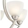 Milbury Satin Nickel Chandelier 24'' Wide Modern White Glass 5-Light Fixture for Dining Room House Foyer Kitchen Island Entryway Bedroom Living Room - Possini Euro Design Milbury Satin Nickel Chandelier 24'' Wide Modern White Glass 5-Light Fixture for Dining Room House Foyer Kitchen Island Entryway Bedroom Living Room - Possini Euro Design