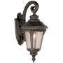 Trans Globe Lighting Trans Globe Imports 5043 RT Traditional One Light Wall Lantern from Commons Collection in Bronze/Dark Finish, Rust